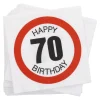 Best Servietten, 20 Stück, 70 Jahre Geburtstag|Geschenkideen