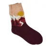 Clearance Socke Winter, Damen, Landschaft/rot, Größe 35-41 Geschenkideen|Fashion