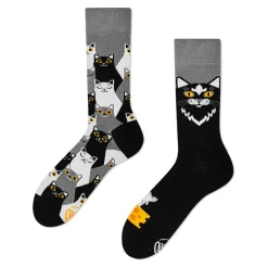 Discount Socken, Black Cat, Gr. 39-42 Geschenkideen|Fashion