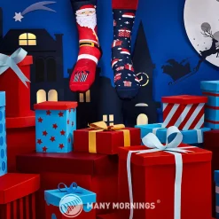 Sale Socken Xmas, Santa Claus, Gr. 35-38 Geschenkideen|Fashion