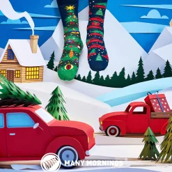 Discount Socken Xmas, Weihnachtsbaum, Gr. 43-46 Geschenkideen|Fashion