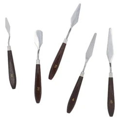 Spachtel-Set Natur, 5 Teile Malereibedarf