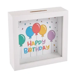 New Spardose Birthday, 12 Cm Deko-Objekte