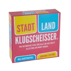 Spiel Stadt Land Klugscheisser, Original Geschenkideen|Spiele