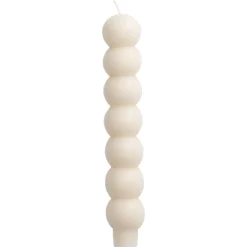 Stabkerze Bubbles, Beige, 3 X 18.5 Cm Kerzen & Kerzenständer|Weihnachtskerzen
