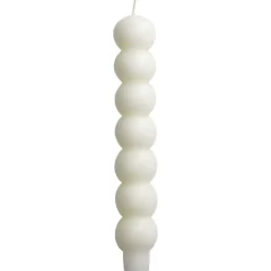 Discount Stabkerze Bubbles, Wollweiß, 3 X 18.5 Cm Kerzen & Kerzenständer|Weihnachtskerzen