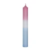 Outlet Stabkerze Dip-Dye, Altrosa/eisblau, 18 Cm Kerzen & Kerzenständer|Weihnachtskerzen
