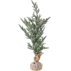 Outlet Tanne Schnee Mit Juteballen, 90 Cm Geschenkideen|Vasen & Kunstblumen