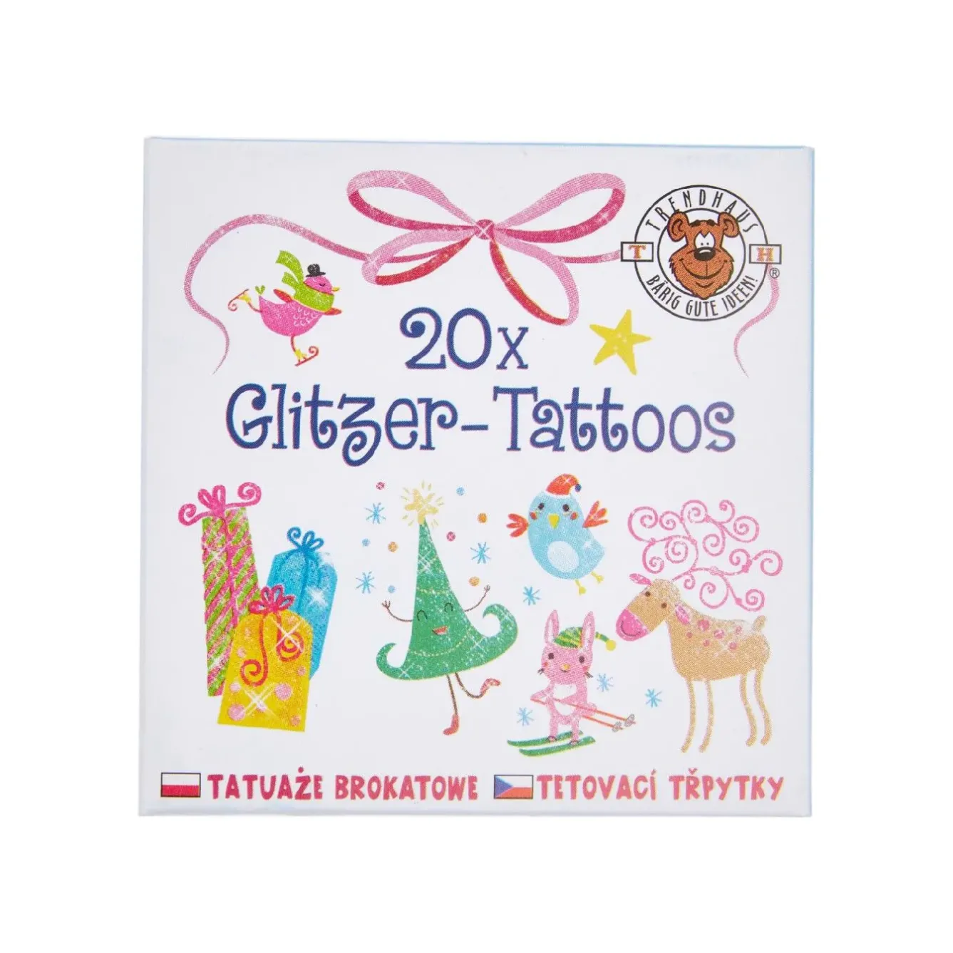Hot Tattoos Freunde/Glitzer, 20 Stück Geschenkideen|Weihnachtsgeschenke