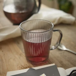Best Teeglas Rillen, Grau, 300 Ml Küche
