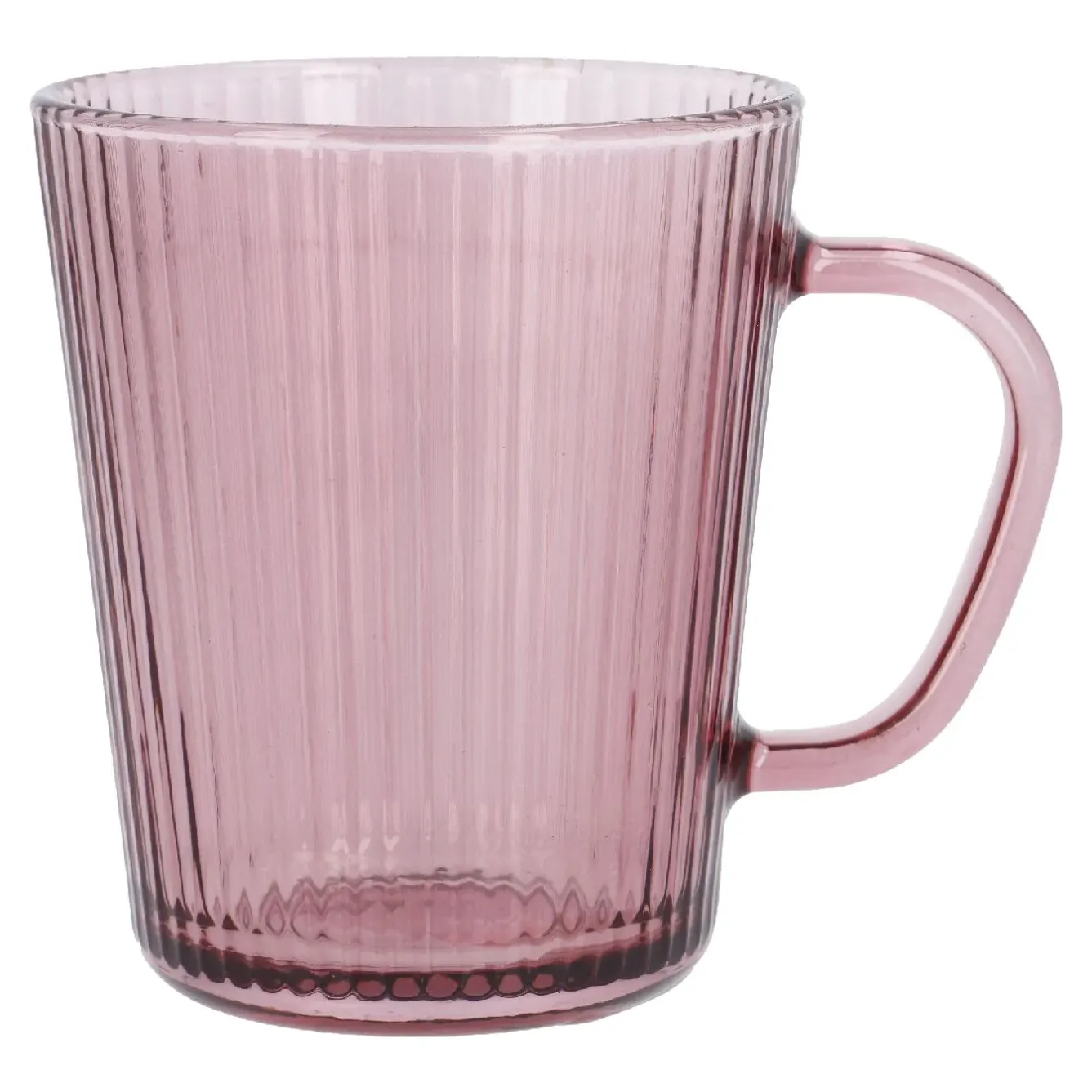 New Teeglas Rillen, Rot, 300 Ml Küche
