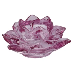 Teelichthalter Lotus, Lila, 11 X 5.5 Cm Windlichter & Laternen|Kerzen & Kerzenständer