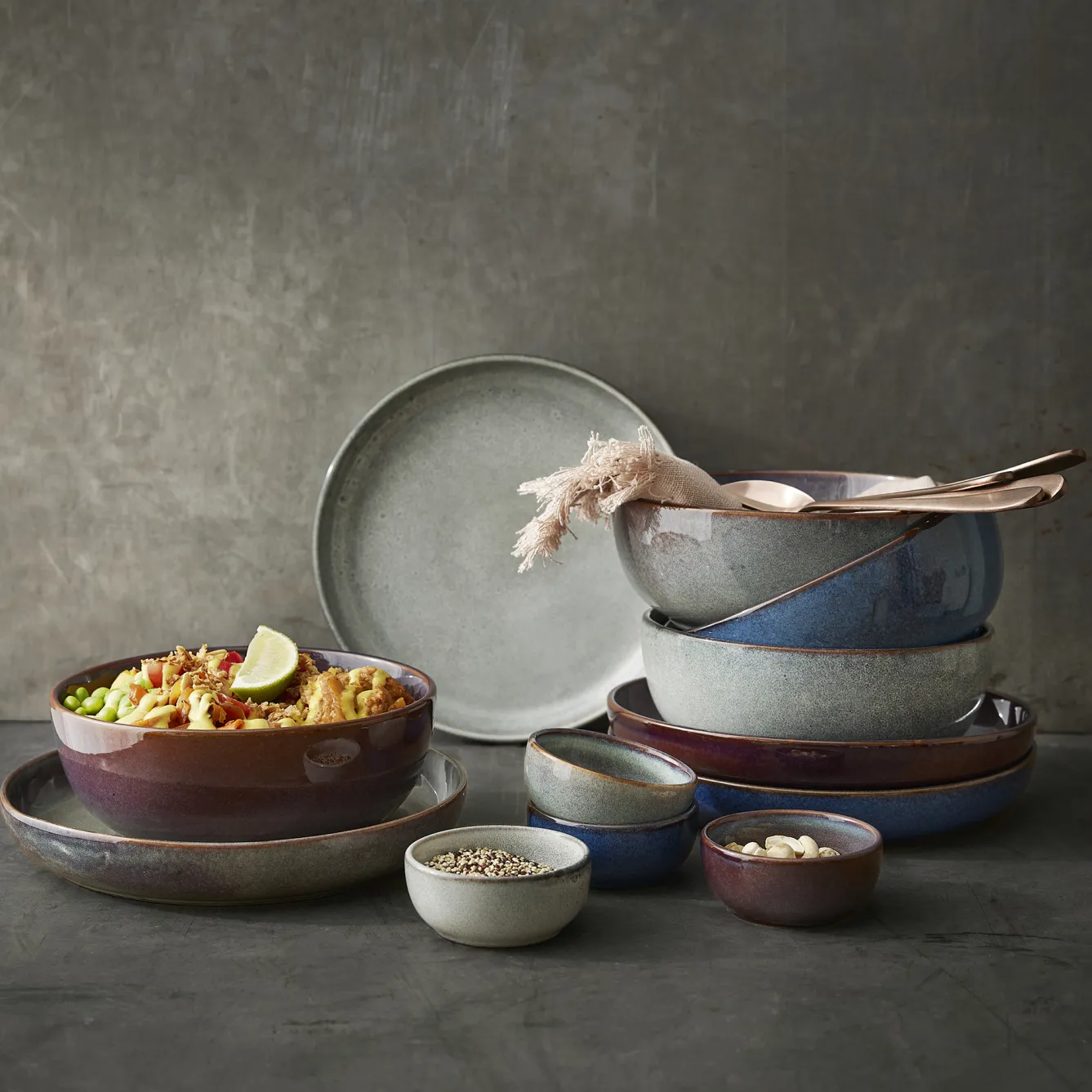 Clearance Teller Poke, Grau, 22 Cm Küche|Shop The Look Xmas