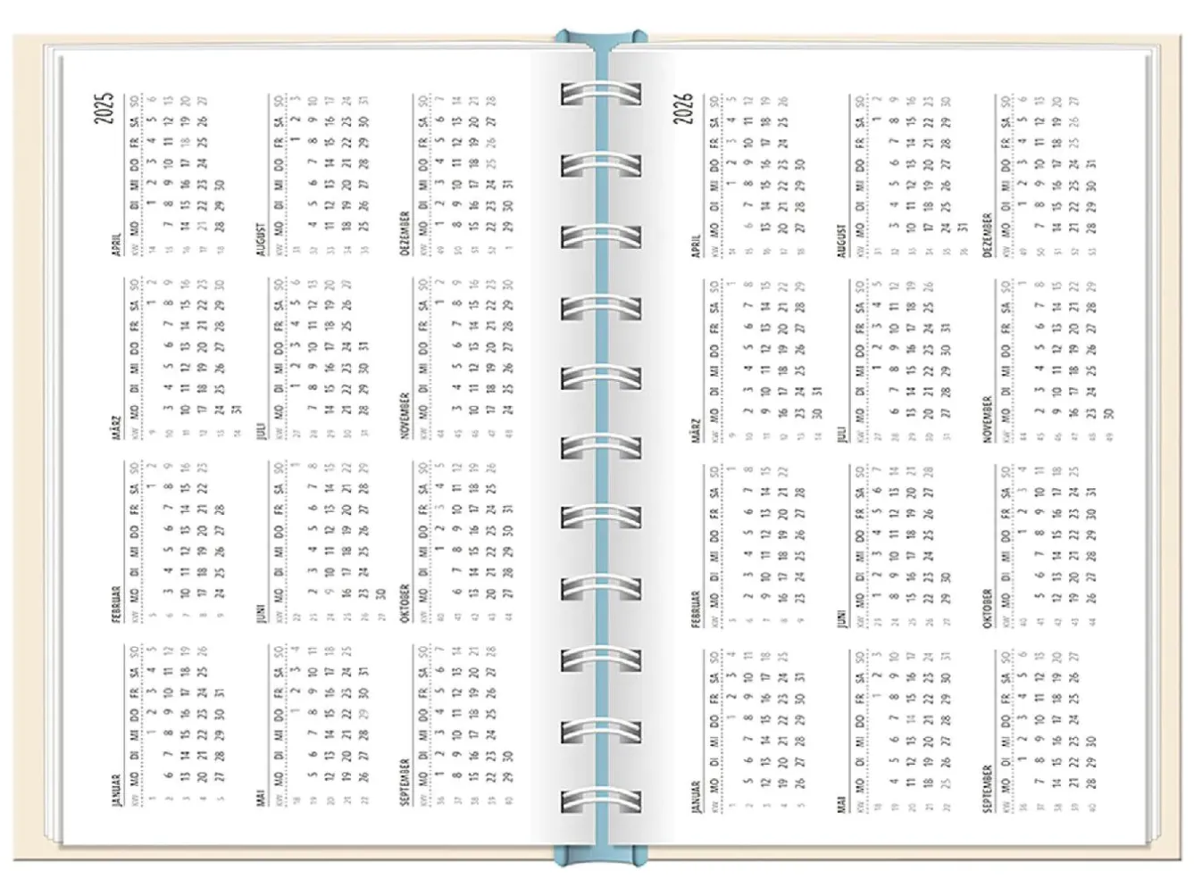 New Terminplaner 2025, Eine Brise Meer Kalender & Planer|Weihnachtsgeschenke