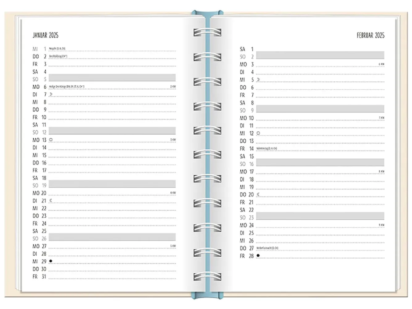 New Terminplaner 2025, Eine Brise Meer Kalender & Planer|Weihnachtsgeschenke