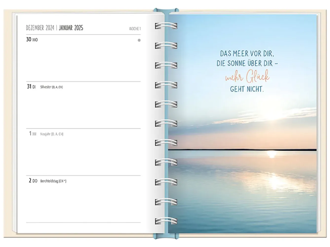 New Terminplaner 2025, Eine Brise Meer Kalender & Planer|Weihnachtsgeschenke