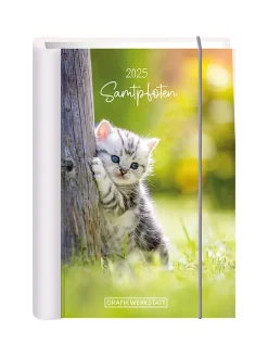 Hot Terminplaner 2025, Samtpfoten Kalender & Planer|Weihnachtsgeschenke