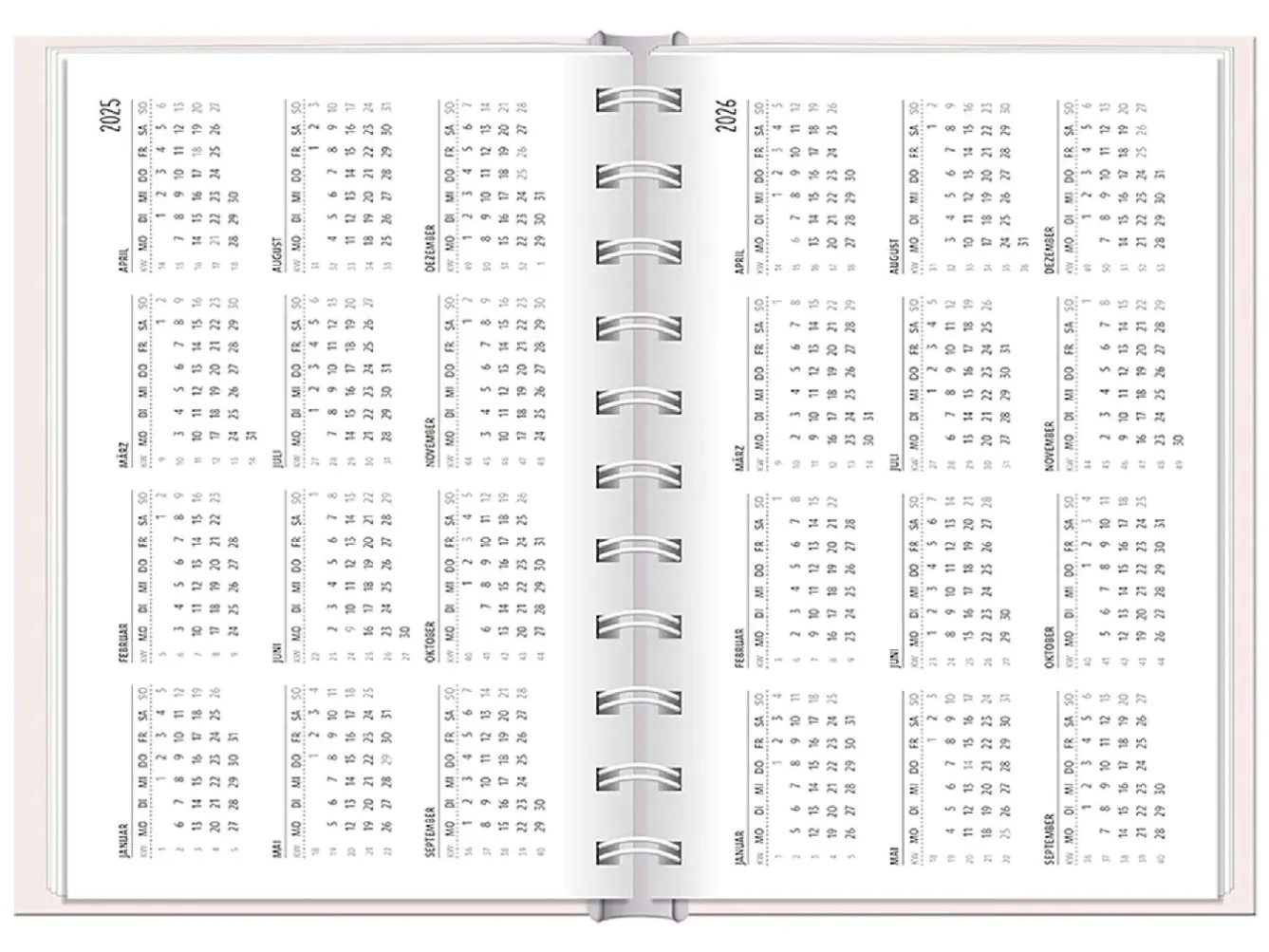 Hot Terminplaner 2025, Samtpfoten Kalender & Planer|Weihnachtsgeschenke