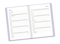 Sale Terminplaner Lederlook, 2025, Flieder Kalender & Planer|Weihnachtsgeschenke