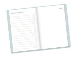 Hot Terminplaner Lederlook, 2025, Hellblau Kalender & Planer|Weihnachtsgeschenke