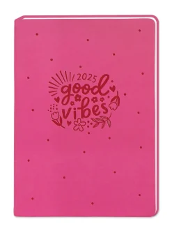 Terminplaner Lederlook, 2025, Pink Kalender & Planer|Weihnachtsgeschenke
