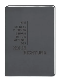 Hot Terminplaner Lederlook, 2025, Schwarz Kalender & Planer|Weihnachtsgeschenke