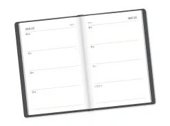 Hot Terminplaner Lederlook, 2025, Schwarz Kalender & Planer|Weihnachtsgeschenke