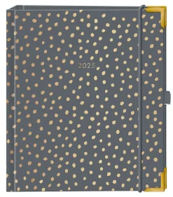 Discount Terminplaner Premium 2025, Dunkelgrau Kalender & Planer|Weihnachtsgeschenke