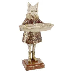 Hot Tier Mit Tablett, Katze, 28 Cm Geschenkideen|Figuren