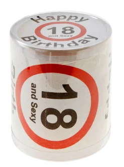 Hot Toilettenpapier Birthday, 18 Jahre, 24 Meter Geburtstag|Geschenkideen