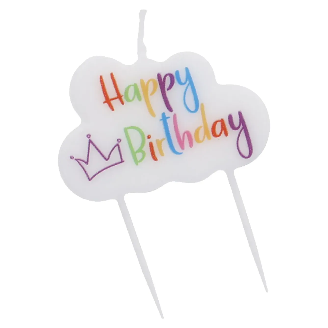 Tortenkerze Geburtstag, Bunt Geburtstag