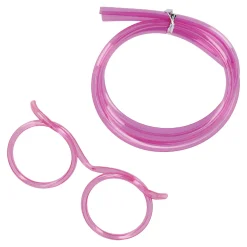Sale Trink-Schlauch Brille, Rosa Geburtstag|Geschenkideen