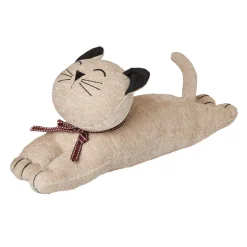 Türstopper Katze, Liegend/creme, 38 Cm Deko-Objekte