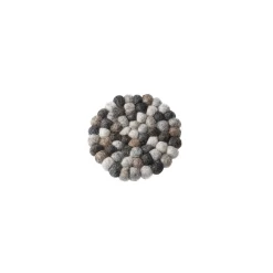 Discount Untersetzer Filzkugeln, Grau, 10 Cm Tischdeko