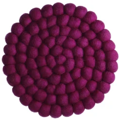 Clearance Untersetzer Filzkugeln, Lila, 20 Cm Küche|Tischdeko
