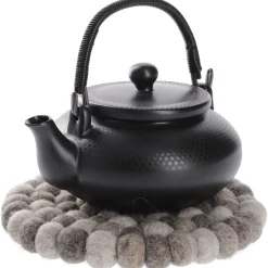Best Untersetzer Filzkugeln, Taupe Mix, 20 Cm Küche|Tischdeko