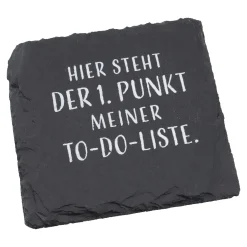 Hot Untersetzer Schiefer, To Do Liste, 9.5 Cm Küche|Tischdeko