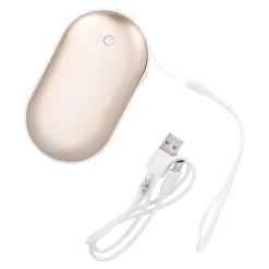 Online USB-Handwärmer + Powerbank, Gold Geschenkideen|Gadgets