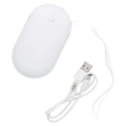 Discount USB-Handwärmer + Powerbank, Weiß Geschenkideen|Gadgets