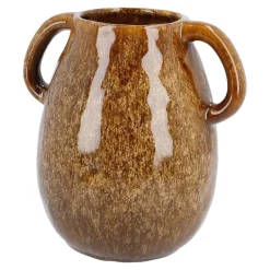 Discount Vase Krug Mit Griffen, Braun, 18 Cm Vasen & Kunstblumen|Herbstdeko