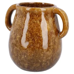 Sale Vase Krug Mit Griffen, Braun, 14.5 Cm Vasen & Kunstblumen|Herbstdeko