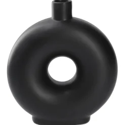 Hot Vase Loch, Schwarz, 20 Cm Vasen & Kunstblumen