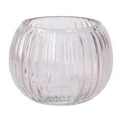 Hot Vase Rillen, Bauchig/rosa, 11.5 X 8.5 Cm Vasen & Kunstblumen|Frühlingsdeko