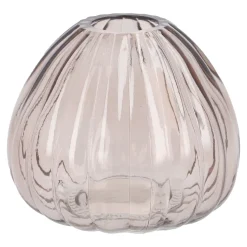Sale Vase Rillen, Hellbraun/bauchig, Höhe 7.5 Cm Vasen & Kunstblumen|Frühlingsdeko