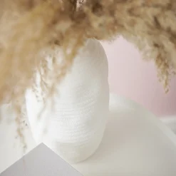 Clearance Vase Struktur, Weiß, 27 Cm Vasen & Kunstblumen|Frühlingsdeko