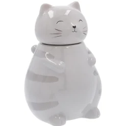 New Vorratsdose Katze, Grau, 20 Cm Tierfreunde|Küche