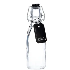 Best Vorratsflasche Mit Schwarzem Seil, Rund, 250 Ml Jga|Gastgeschenke