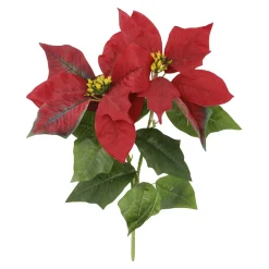 Weihnachtsstern 2 Blüten/rot, 31 Cm Vasen & Kunstblumen|Adventskränze & Zubehör