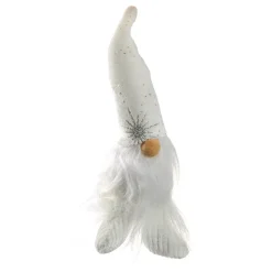 Wichtel Glitter, Weiß, 21 Cm Weihnachtsdeko