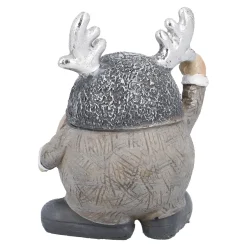 New Wichtel Mit Geweih, Glocke, 9 Cm Figuren|Weihnachtsdeko